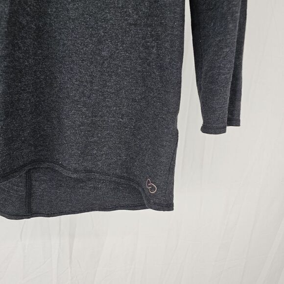 Calia Gray Effortless V-neck V-back Cutout 3/4 Sleeve Top Womens Size Small - Picture 6 of 7